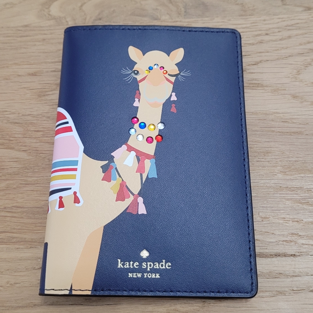 Kate Spade Passport Cover Camel